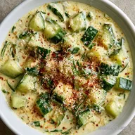 Cucumber Curry with Coconut Milk