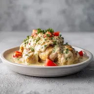 Angel Chicken: Slow-Cooked and Creamy for 6 Servings