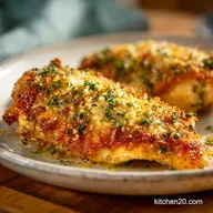 Creamy Garlic Parmesan Chicken for 4 Servings