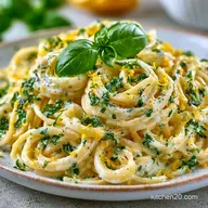 Creamy Lemon Basil Pasta in 20 Minutes