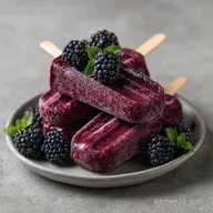 Mulberry Kulfi with Condensed Milk