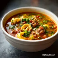 Sausage Tortellini Soup: Velvety & Quick