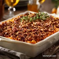 Southern Sweet Potato Casserole with Crunchy Pecan: Easy, Creamy Holiday Side Dish
