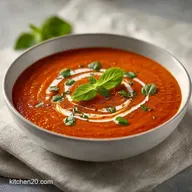 Vegan Tomato Basil Soup with Cashews
