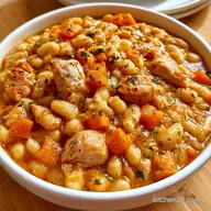 Creamy White Bean Chicken Stew in 50 Min
