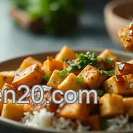 Crispy Air Fried Tofu Recipe with Tangy Soy Glaze &ndash; Easy & Delicious