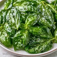 Crispy Baked Basil Chips in 30 Minutes