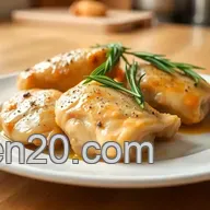 My Grandmother's Savory Crock Pot Chicken Thighs with Fresh Rosemary
