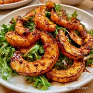 Roasted Delicata Squash Arugula Salad