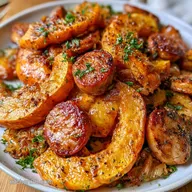 Delicata Squash Sheet Pan Dinner for 6