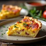 The Ultimate Crustless Bacon and Cheese Quiche Recipe