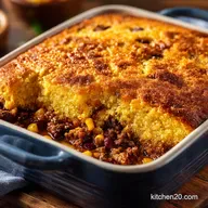 Cornbread Casserole: The Easy Beef and Bean Comfort Food Bake