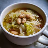 Easy Cabbage White Bean Soup Recipe in 35 Minutes