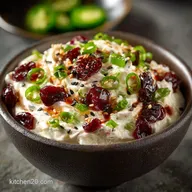 Cranberry Jalapeno Cream Cheese Dip: Sweet, Spicy Festive