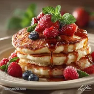The Perfect Easy Fluffy Pancakes From Scratch Ready in 25 Mins