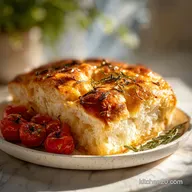Easy Focaccia Bread Recipe for 12 Servings