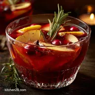 Thanksgiving Punch: The Easy Spiced Cranberry Apple Cider Recipe