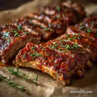 FallOffTheBone Oven Baked Ribs The Best Sunday BBQ Ribs Recipe