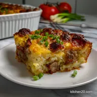 breakfast casserole: Velvety Texture, No Weeping