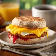 Freezer Breakfast Sandwiches 3 Smart Points: Meal Prep
