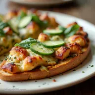 French Bread Pesto Chicken Pizza Quick Weeknight Win