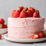 Fresh Strawberry Cake: Tender Berry-Infused Sponge