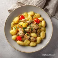 Garlic Chicken Gnocchi Skillet Recipe for 4