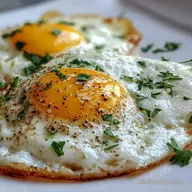 Different Way to Cook Eggs with Garlic and Herbs: Pan-Seared in 6 Minutes