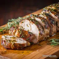 30Minute Garlic Herb Roasted Pork Tenderloin Recipe Juicy Quick