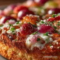 Giant Easter Egg Fruit Pizza Recipe with Strawberry Frosting