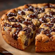 Easy Sheet Pan Chocolate Chip Cookie Cake Giant Gooey