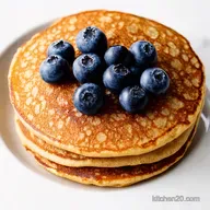 GlutenFree Oatmeal Blueberry Pancakes My Familys Fave