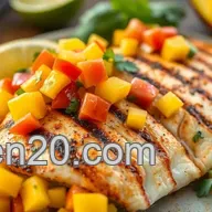 Easy & Juicy Grilled Wahoo with Fresh Mango Salsa Delight: My Family Favorite