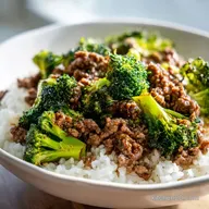 Ground Beef and Broccoli in 25 Minutes