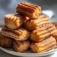 Healthy Air Fryer Churro Bites in 18 Minutes - Crispy