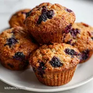 Oat Flour Blueberry Muffins: Tender, Moist, Easy Baking