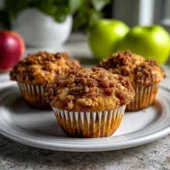 Apple Oatmeal Muffins: Hearty Harvest Recipe with Streusel