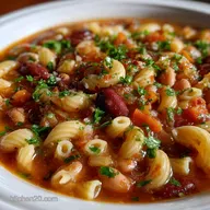 Italian Pasta Fagioli: Rustic Bean Soup Recipe