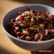Hearty dense bean salad recipe: Chorizo Kick!