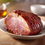 Easter Dinner Idea with Honey Glazed Ham: Baked for 15 Servings