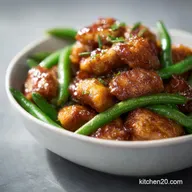 Honey Lemon Chicken Green Beans in 30 Minutes: Pan-Seared