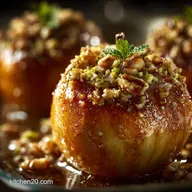 Stuffed Baked Apples HoneyGlazed Spiced Walnut Crumble Recipe