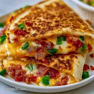Jalapeno Popper Quesadillas in 25 Minutes
