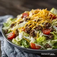 LowCarb Big Mac Salad Recipe Keto Cheeseburger Salad in 25 Minutes