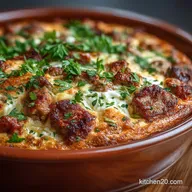 Creamy Keto Breakfast Casserole with Sausage and Cheese Perfect Prep