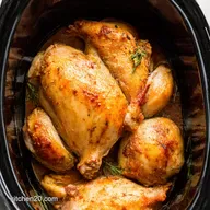 Lazy Lemon Herb Chicken Easy easy slow cooker chicken recipes