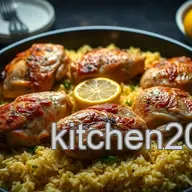 Easy & Juicy Lemon and Garlic Chicken Traybake with Saffron Rice Pilaf: My Go-To Family Recipe