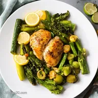 Lemon Herb Chicken Veggies My Organized Kitchen Secret