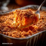 Creamy Low Carb Keto Sweet Potato Casserole The Great Pretender