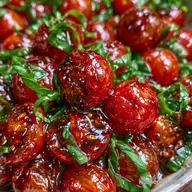 Marinated Cherry Tomatoes in 10 Minutes